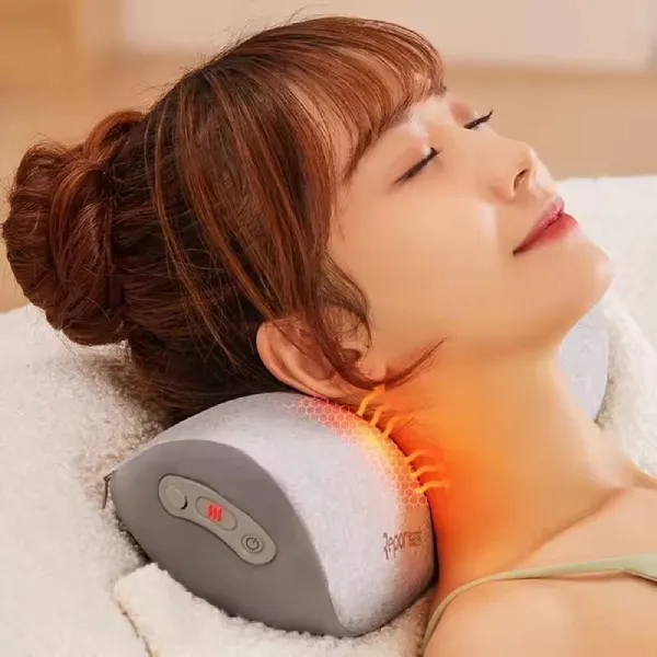 Xiaomi Youpin Repor Cervical Neck Pillow with Hot Graphene Roller for Pain Relief
