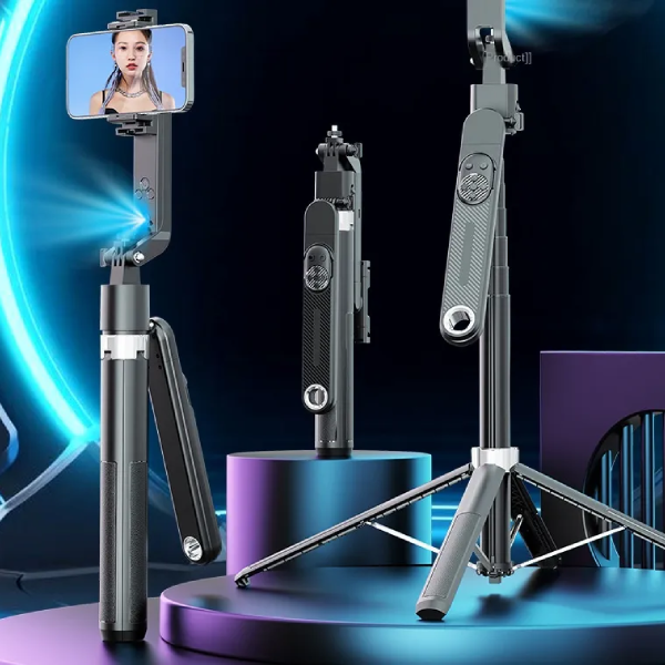 Q515TK Auto Face Tracking Selfie Stick Tripod-1