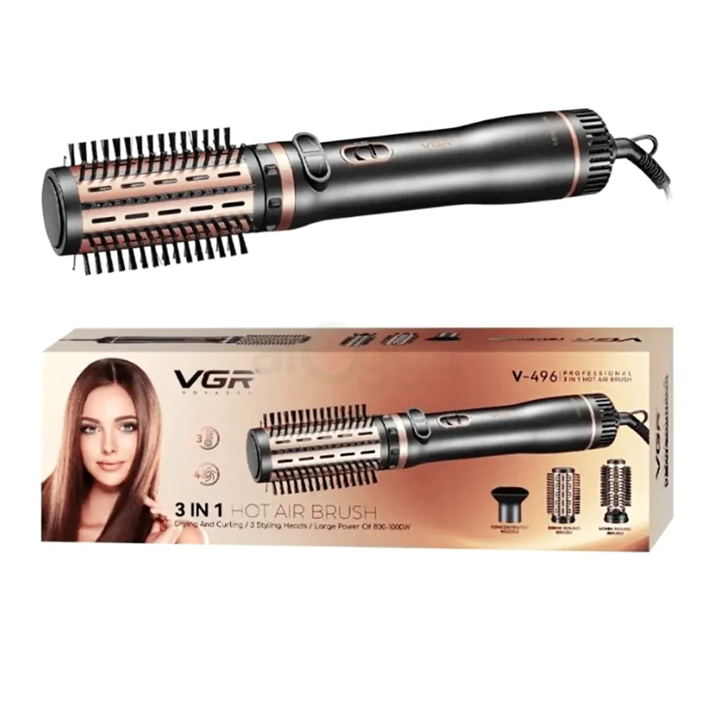 VGR V-496 Personal Care 3in1 Hot Air Brush 1