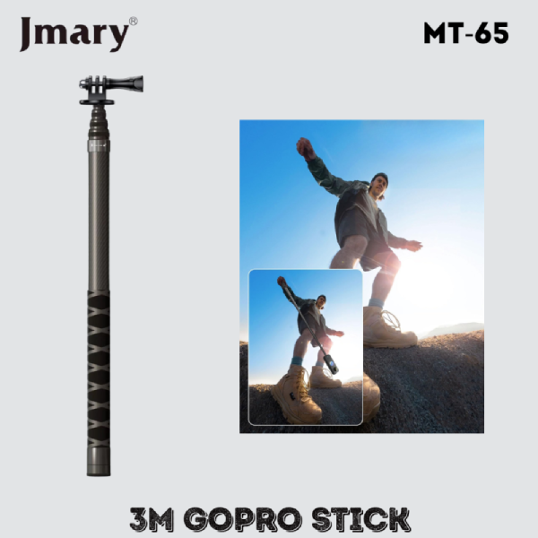 Jmary MT-65 Carbon Fiber GoPro Selfie Stick-1