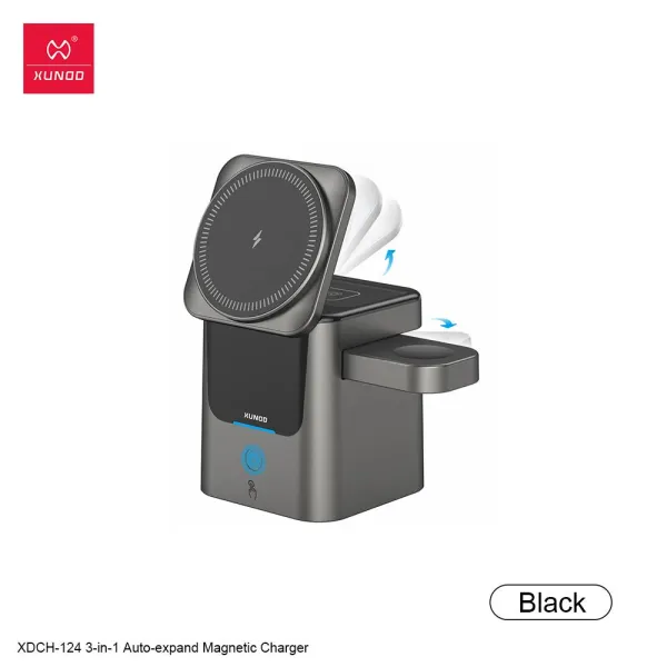 XUNDD XDCH-124 3-in-1 Magnetic Wireless Charger 1