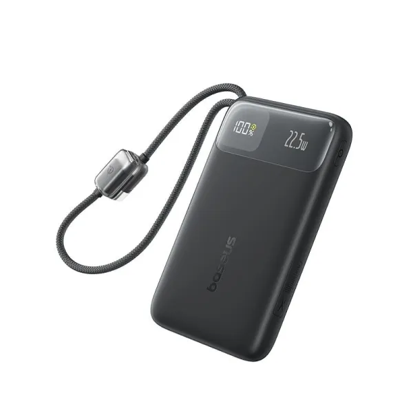 Baseus EnerFill FC11 10000mAh 22.5W Dual-Cable Digital Display Power Bank 1