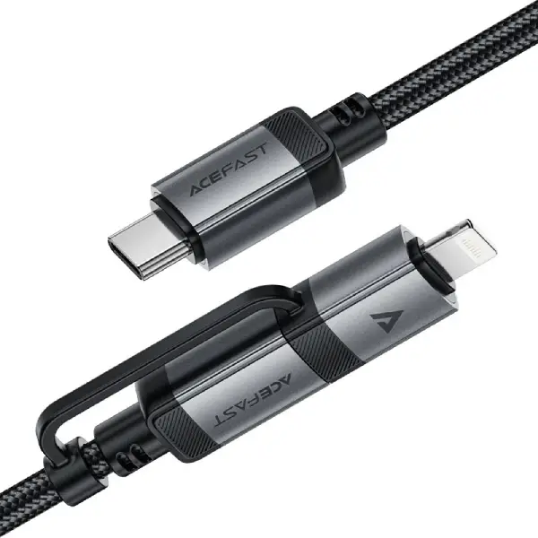 Acefast C20-01 Charging Data Cable USB-C to Lightning _ USB-C (1)