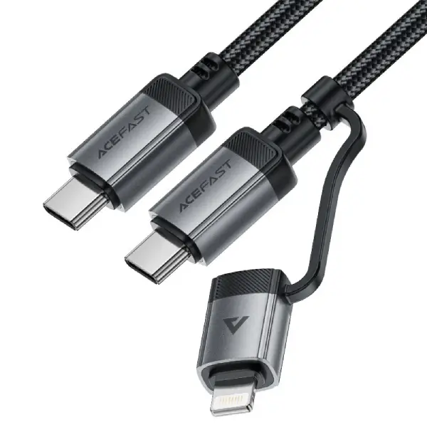 Acefast C20-01 Charging Data Cable USB-C to Lightning / USB-C - selected variant