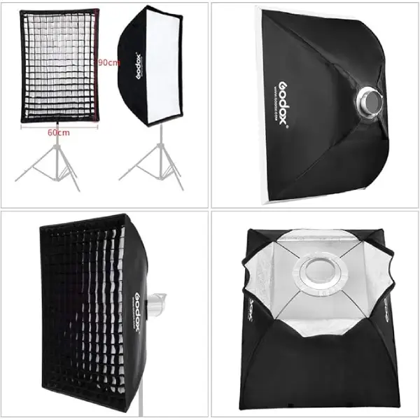 Godox Studio Speedlite 60x90cm Rectangular Softbox (1)