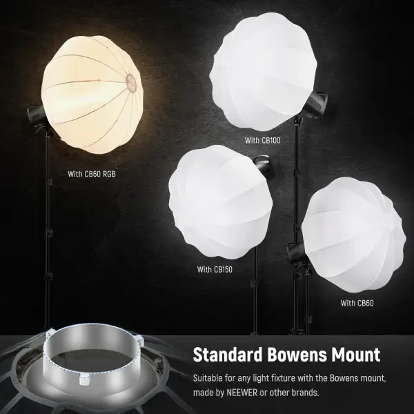 Neewer NS65 Softbox with One Step Quick Release (4)
