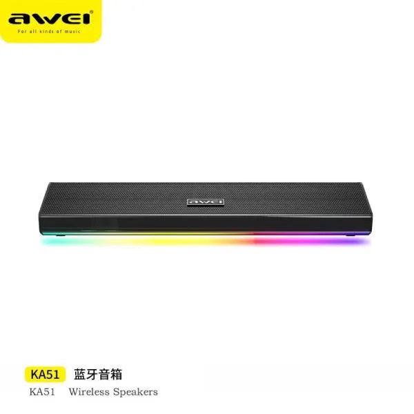 Awei KA51 12W Wireless Bluetooth Soundbar Speaker 1