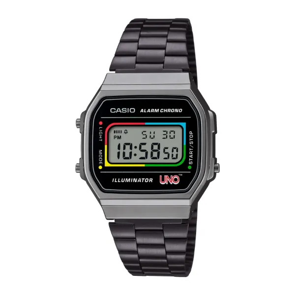 Casio A168WEUC-1A UNO™ collaboration model Vintage Watch