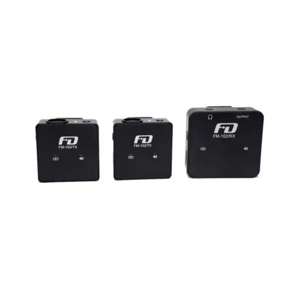 Feidu FM102 Wireless Microphone Dual Channel