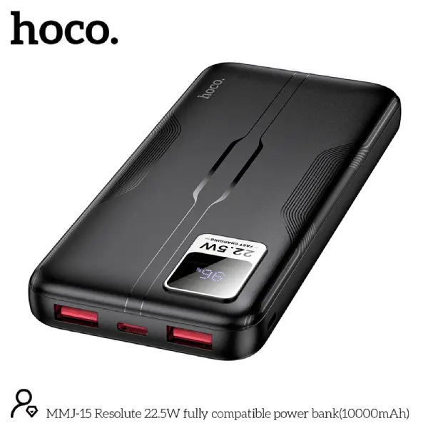 Hoco MMJ15 Resolute 10000mAh Power Bank (2)