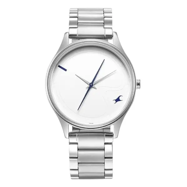 Fastrack NS3290SM01 Stunners Quartz Analog Silver Dial Metal Strap Watch