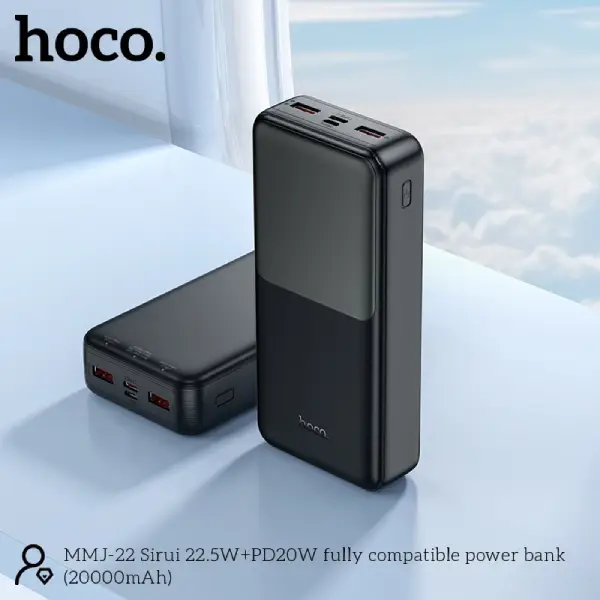 Hoco MMJ22 Sirui 22.5W+PD20W Fast Charging 20000mAh Power Bank (1)