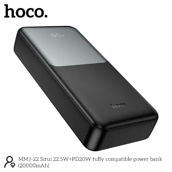 Hoco MMJ22 Sirui 22.5W+PD20W Fast Charging 20000mAh Power Bank