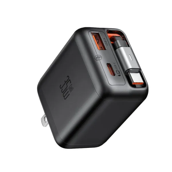 Mcdodo-35W-FreeGo-GaN-Charger-with-Built-in-Retractable-Cable 1