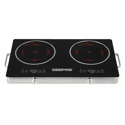 Geepas GIC6131S Double Burner Infrared Cooker