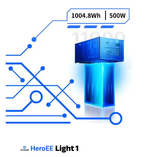 HiTHIUM HeroEE Light 1 – Portable Intelligent IPS (1004.8Wh Lithium Backup, 500W Output) (1)