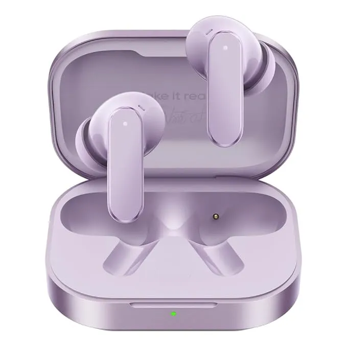Realme Buds Air 8 Earbuds with 55dB ANC - Purple