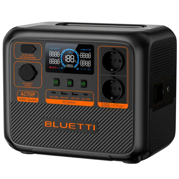 BLUETTI AC70P Portable Power Station _ 1000W 864Wh (5)