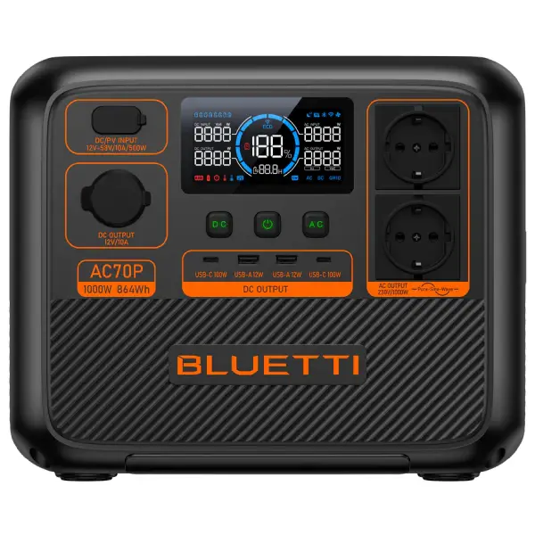 BLUETTI AC70P Portable Power Station _ 1000W 864Wh (3)