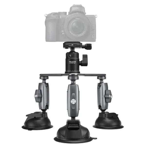 TELESIN TE-TSB-001 Three Suction Cups Camera Mount (5)