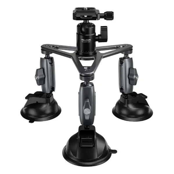 TELESIN TE-TSB-001 Three Suction Cups Camera Mount (1)