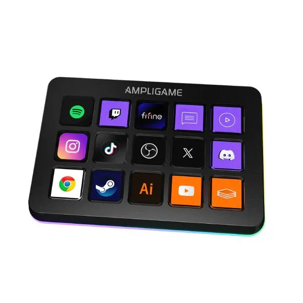 FIFINE AmpliGame D6 Stream Controller Deck with RGB