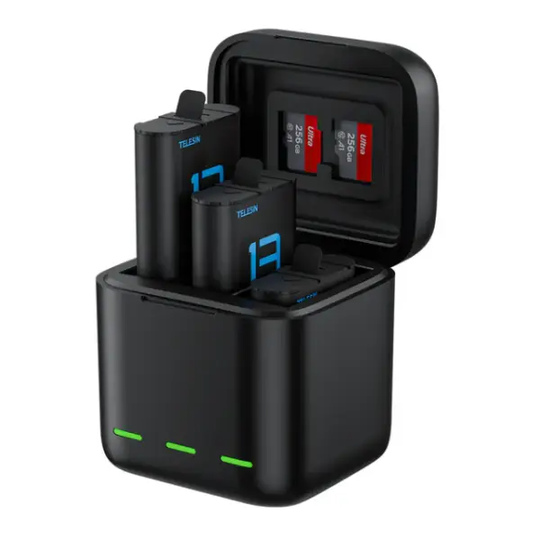TELESIN S0-ECB-08-TGP Charging Storage Box with 2 Batteries for GoPro Hero 13 (1)