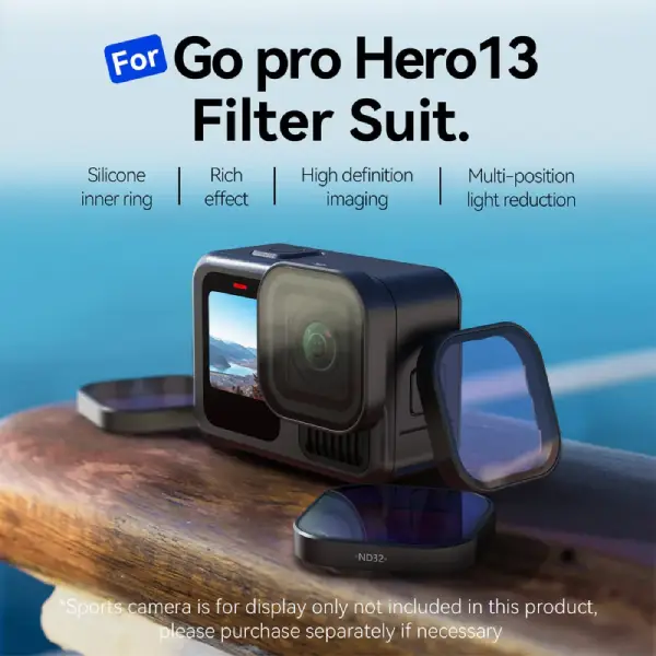 TELESIN S5-FLT-13-TGP CPL + ND8_16_32  4-pack Lens filter kit set for GoPro Hero 13 (1)