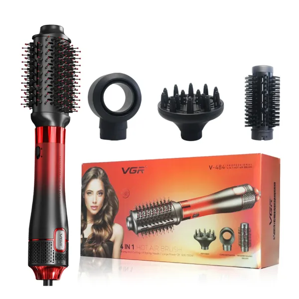 VGR V-484 4-in-1 Hot Air Styler Brush