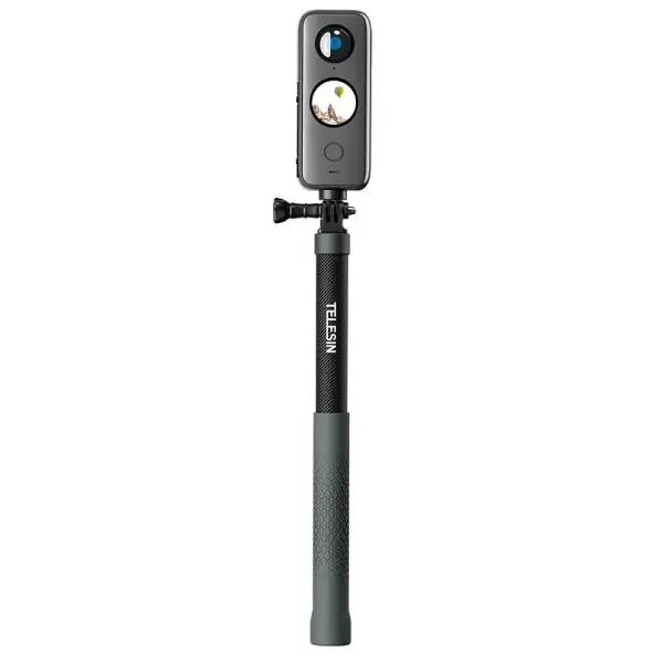 TELESIN GP-MNP-002 1.2m Adjustable Carbon Fiber Selfie Stick (2)