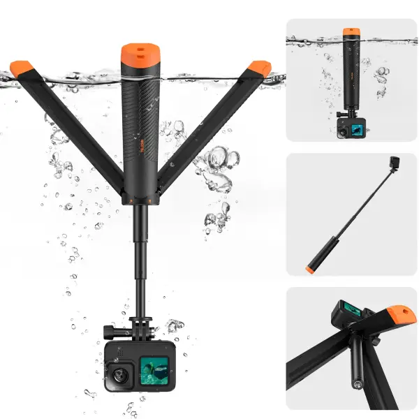 TELESIN S1-TSS-02 Floating Tripod Selfie Stick