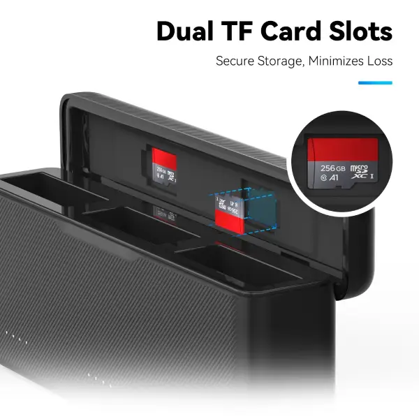 Telesin S0-BCG-02-TDJ Charging Box for DJI Action4_3_5pro (2)