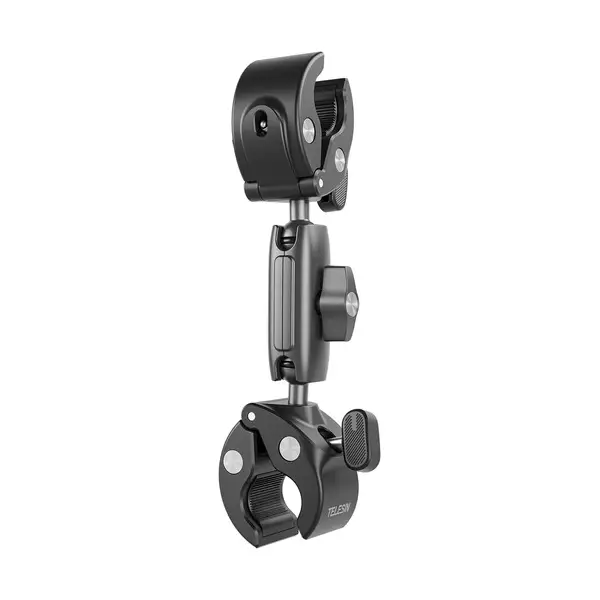 TELESIN GP-HBM-001-D Double-headed Crab Clamp Bike_Moto Pipe Clamp