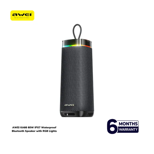 AWEI KA66 60W IPX7 Waterproof Bluetooth Speaker 1