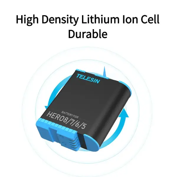 Telesin BTR-801-B Lithium-Ion Rechargeable Battery For GoPro 5-8