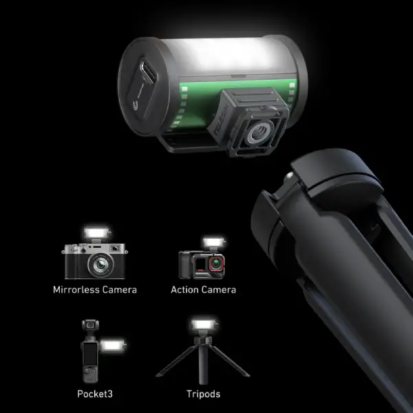 TELESIN S5-BGD-14 Bi-Color LED Video Light For Camera (3)