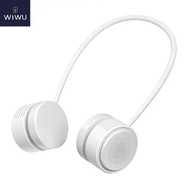 WiWU FS014 Twins Neck Fan Dual Head Wearable Cooling Fan
