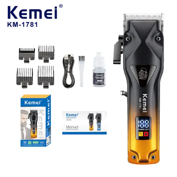 Kemei KM-1781 Professional Rechargeable Hair Trimmer
