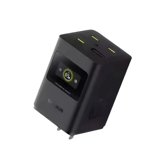 Baseus-CCSPD65CC-65W-Super-GaN-Digital-Display-Fast-Charger 1