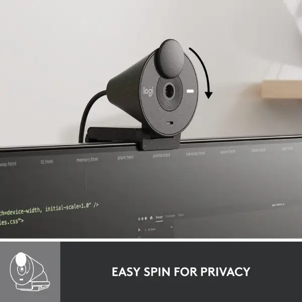Logitech BRIO 300 FHD USB Type-C Graphite Webcam (8)