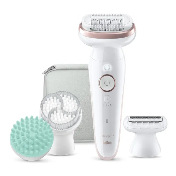 Braun SES9-080 Silk epil 9 SkinSpa Epilator Wet and Dry for Women