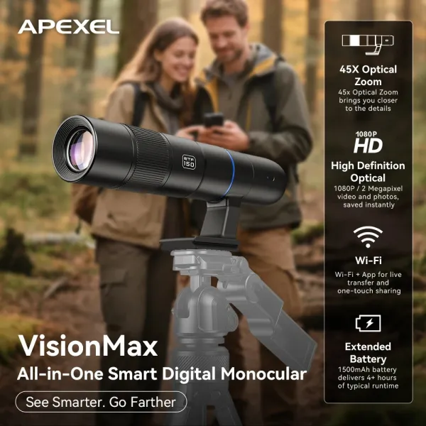 APEXEL APL-ETF150 45X Telephoto Lens
