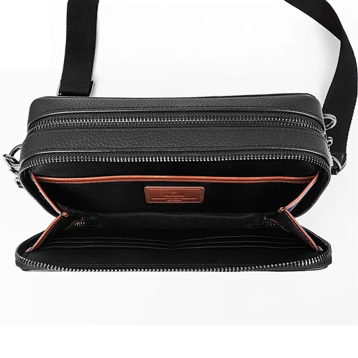 WiWU Master Genuine Leather Fingerprint Lock Crossbody Bag 3