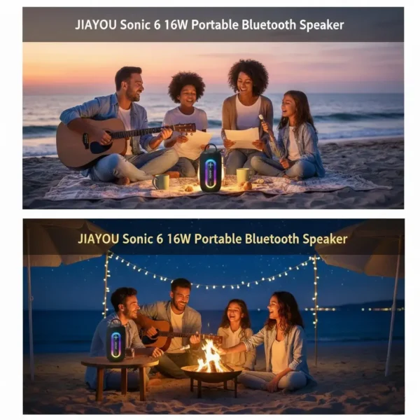 JIAYOU Sonic 6 16W Portable Bluetooth Speaker (1)