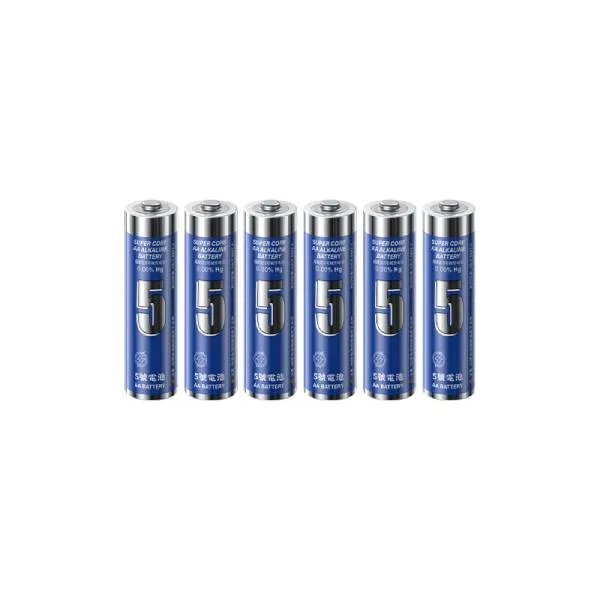Remax LR6 AA Alkaline Battery (Non-Rechargeable) - 6 Pieces Pack