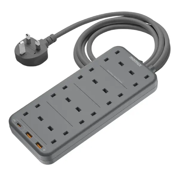 Momax US5UKE Oneplug 8-Outlet Power Strip With USB - selected variant