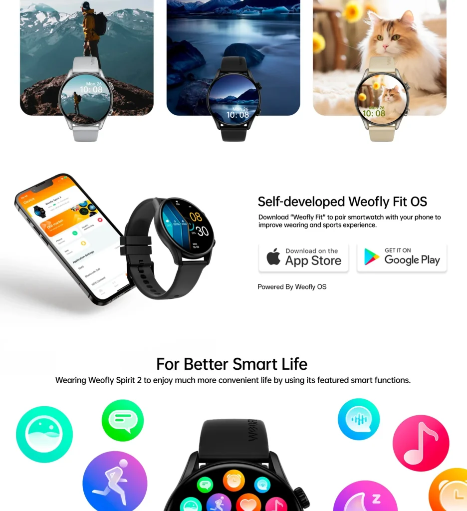 Weofly Spirit 2 Smart Watch