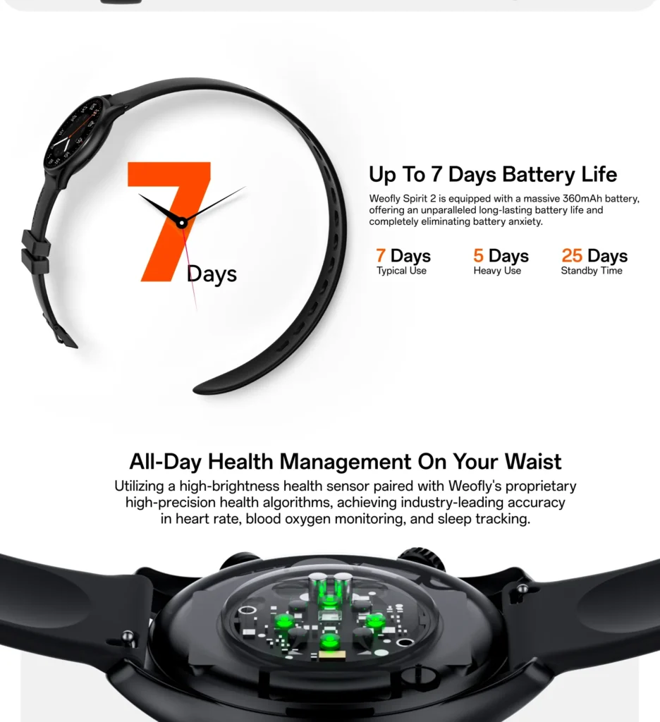 Weofly Spirit 2 Smart Watch