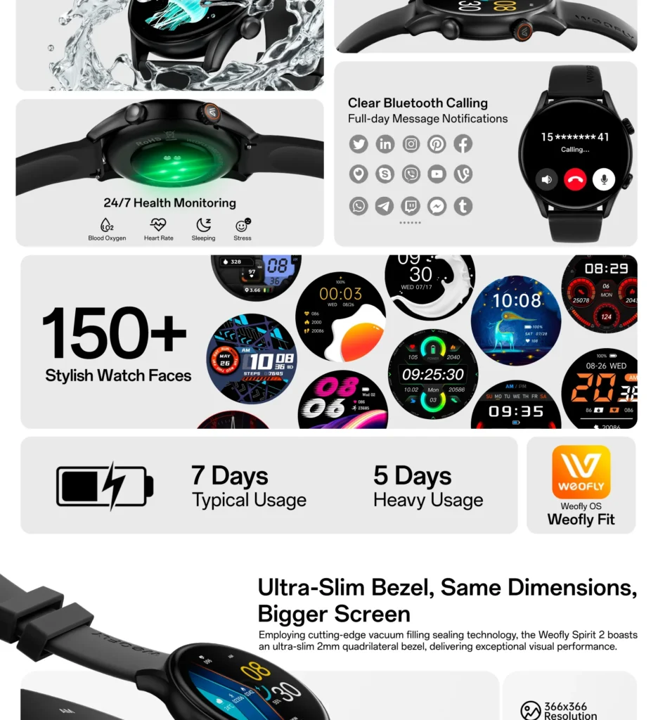 Weofly Spirit 2 Smart Watch