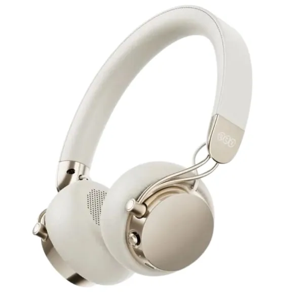 QCY Era 7 Wireless Retro Over-Ear Headphones - White